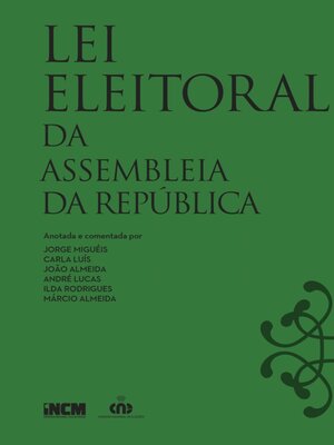 cover image of Lei Eleitoral da Assembleia da República